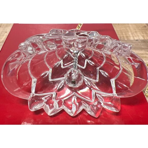 MikasaCrystal Christmas Tree Holiday Ornament Detailed Glass Decor - Picture 4 of 5